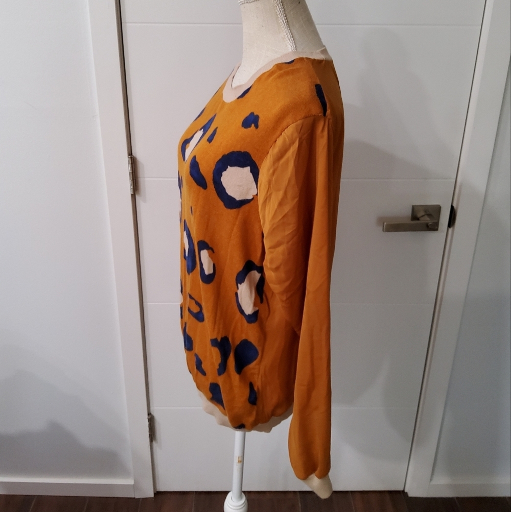 3,1 Phillip Lim for Target Animal Print Blouse Size XL - Picture 4 of 11